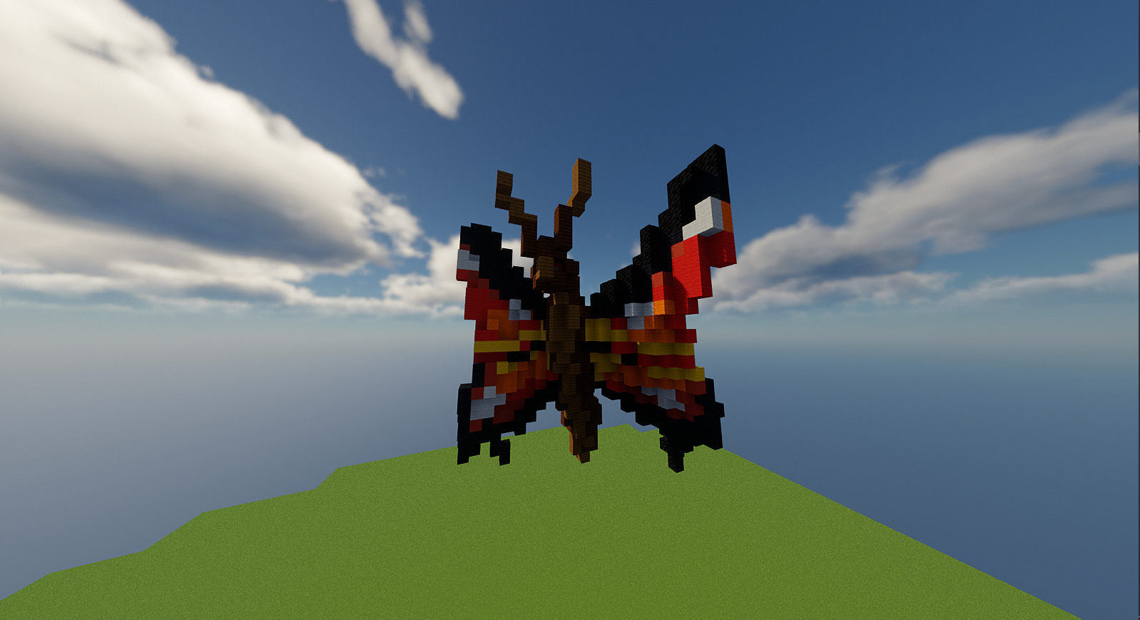 Minecract Realistic Butterfly schematic (litematic)